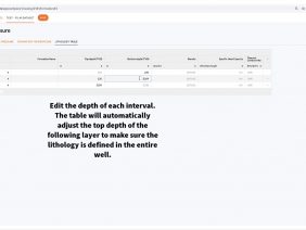 Add lithology