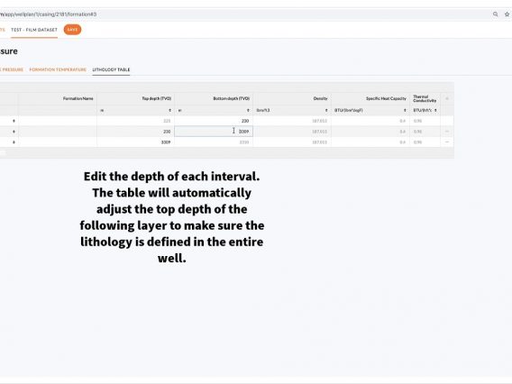 Add lithology
