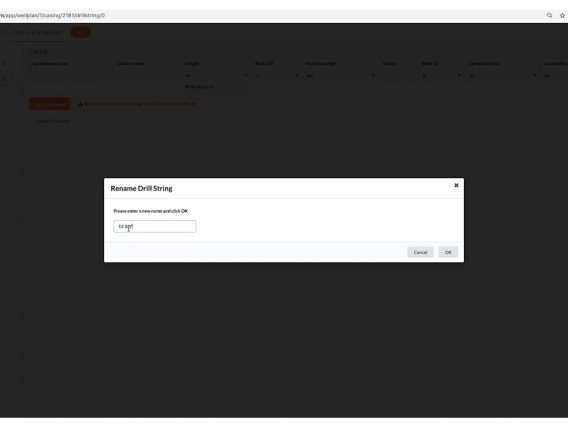 Add new String/BHA