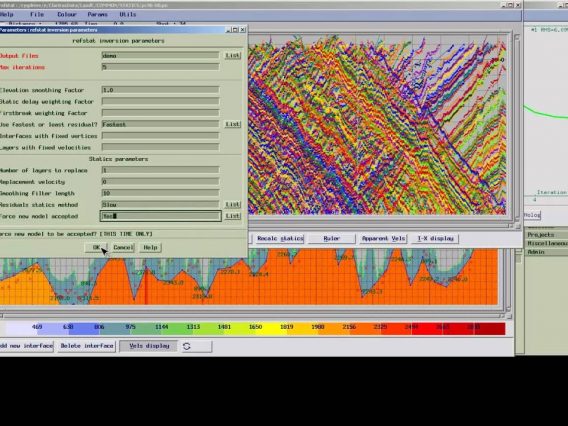 Estimating refraction statics (2D) with the Claritas REFSTAT tool.mp4