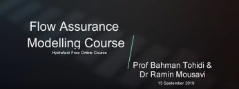 Flow Assurance Modelling Course 13 September 2019