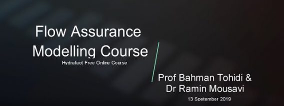 Flow Assurance Modelling Course 13 September 2019
