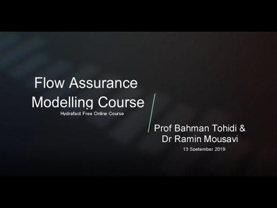 Flow Assurance Modelling Course 13 September 2019