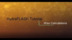 HydraFLASH 3.7: Wax Calculations