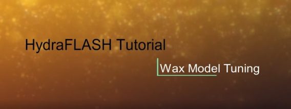 HydraFLASH 3.7: Wax Model Tuning