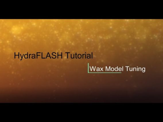 HydraFLASH 3.7: Wax Model Tuning