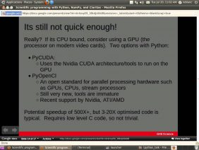 Scientific programming in Python and Claritas: part 4