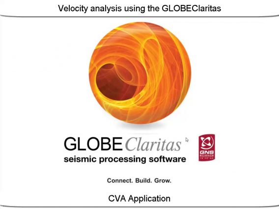 Velocity analysis in GLOBEClaritas