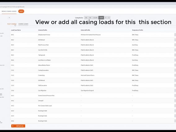View all load case results